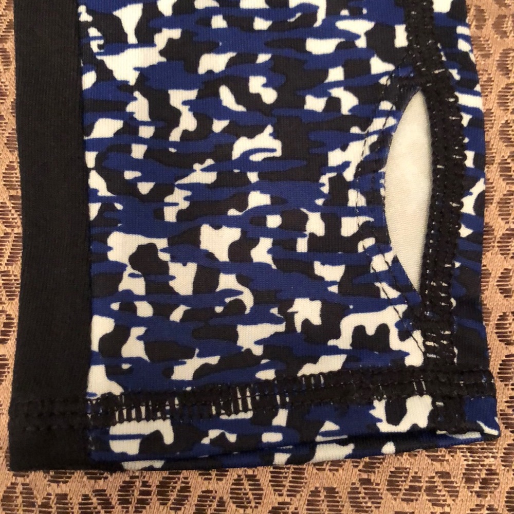 Z By Zella Navy Eclipse Abstract Animal Print Zip - Picture 7 of 8